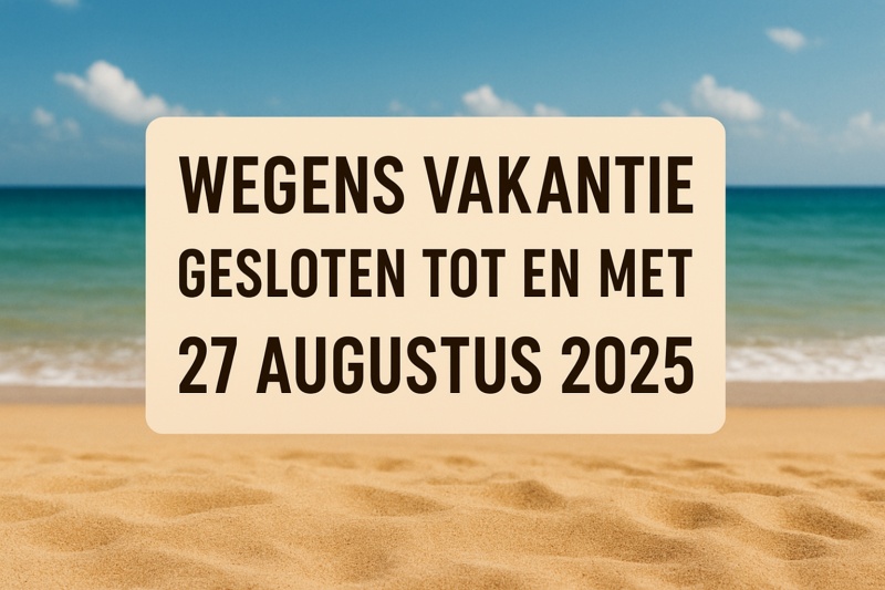 Wij hebben vakantie!