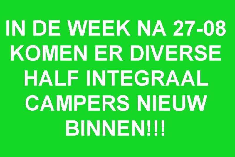 NIEUWE CAMPERS